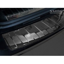Накладка на задний бампер карбон (Avisa, 2/49212) Audi A6 C8 Avant (2019-)